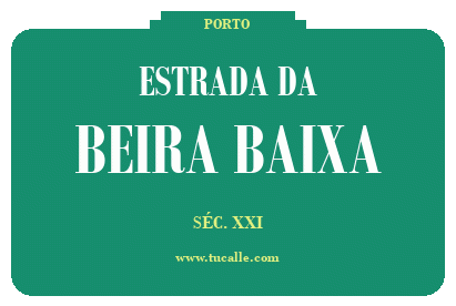 cartel_de_estrada-da-Beira Baixa_en_oporto